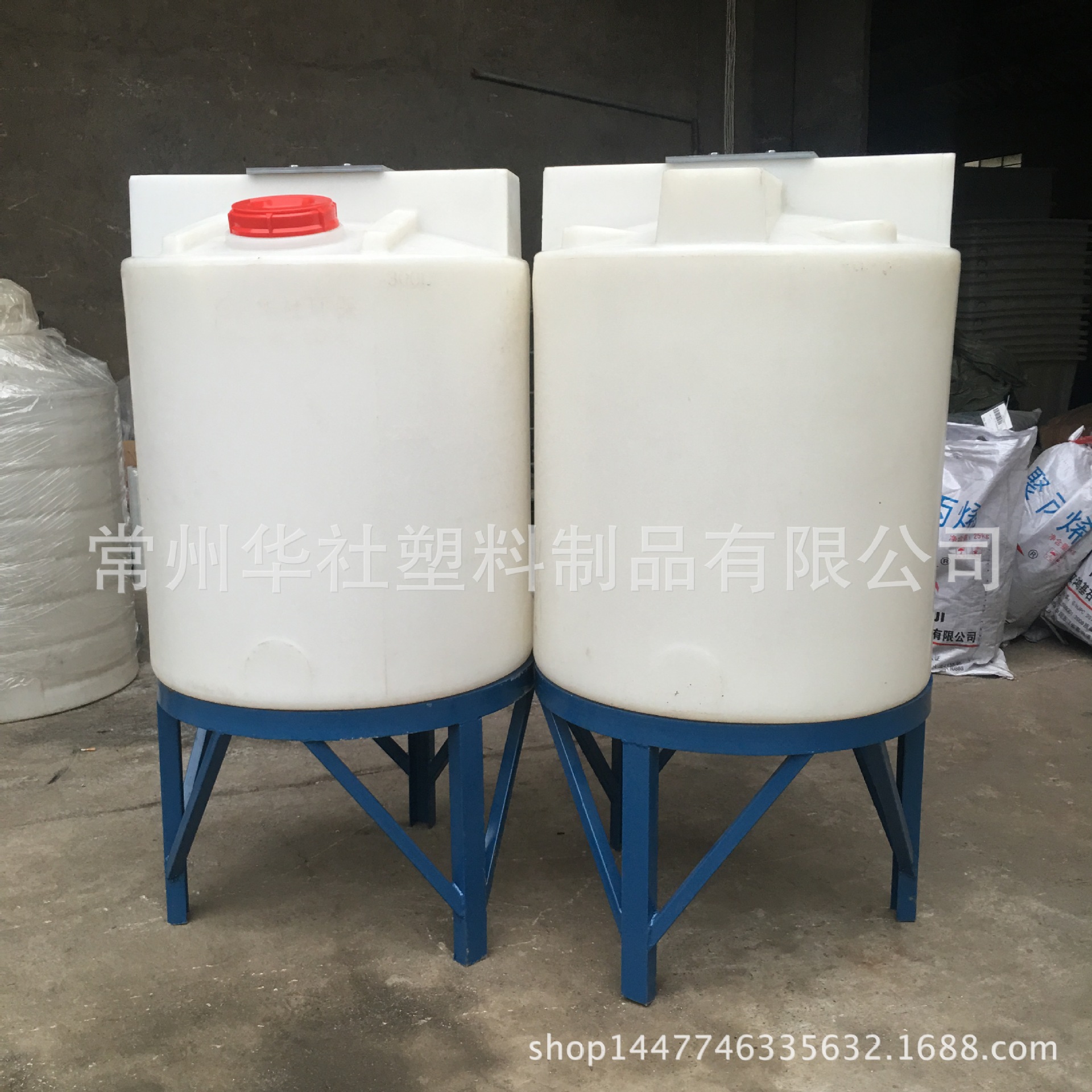 南京300L玻璃水搅拌桶  耐酸碱pe桶小型塑料搅拌桶化工液体加药箱