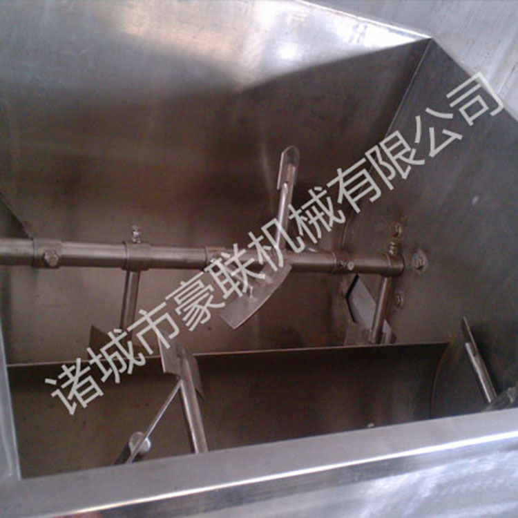 供应丸子绞馅专用设备 双绞龙拌馅机 简单制作丸子馅效率高