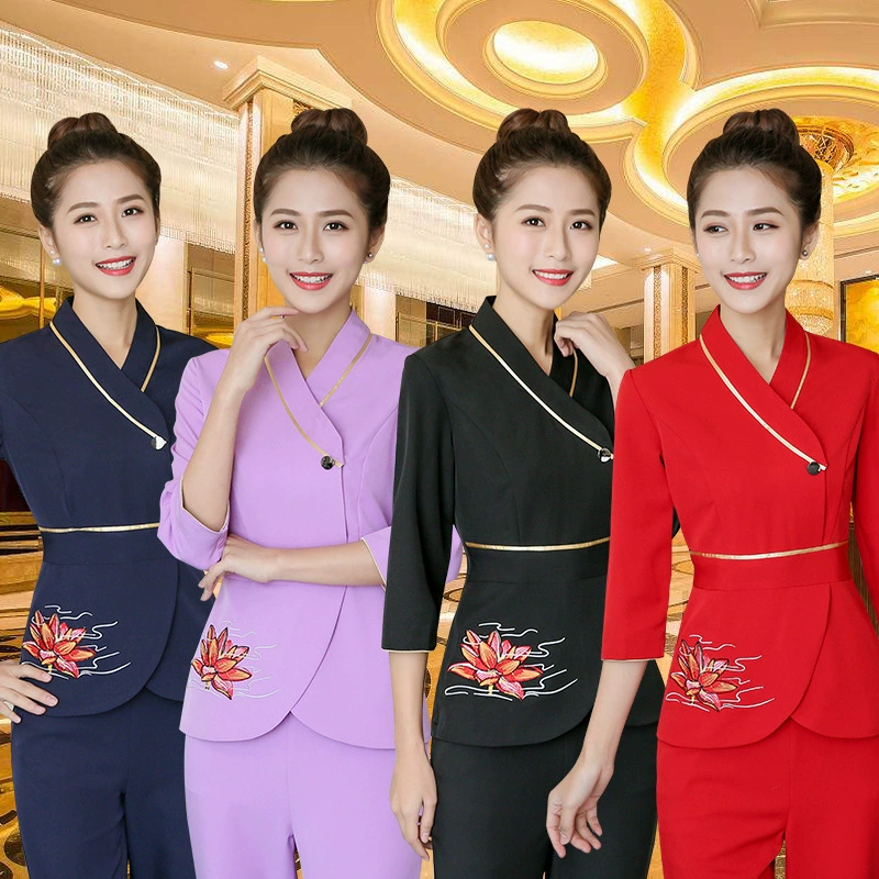 Салон красоты Рабочая одежда осень и зима новый спа-костюм для оздоровительного центра Женская одежда для косметолога