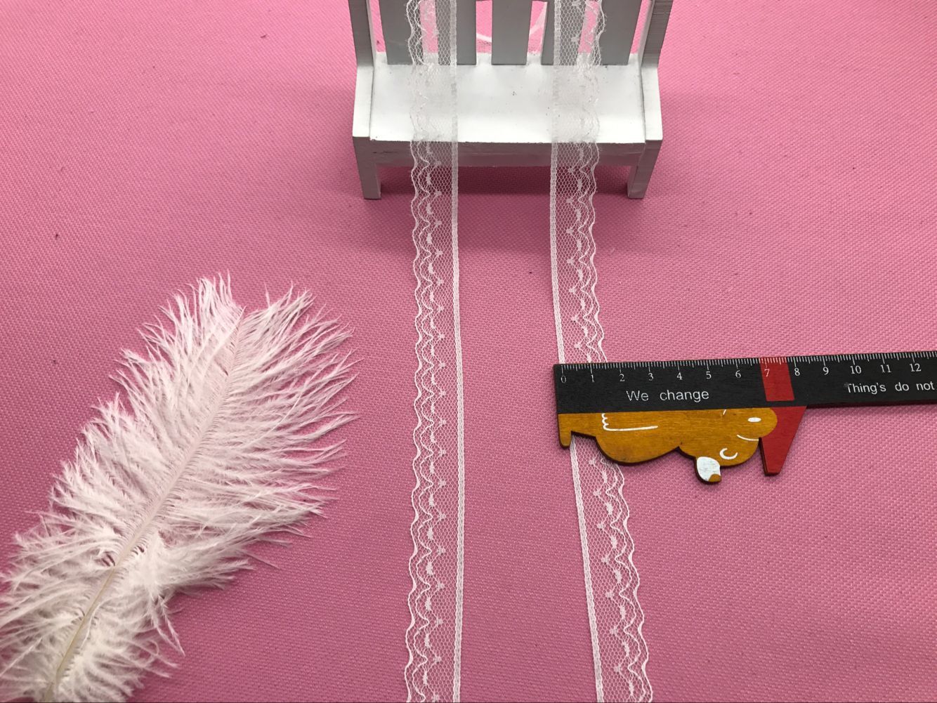 蕾丝花边无弹花边锦纶花边厂家直销 186-1 宽度1.7CM