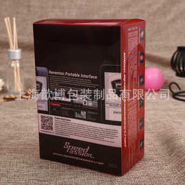 上海厂家定制PVC折盒盒PVC透明塑料盒UV印刷双线包装盒