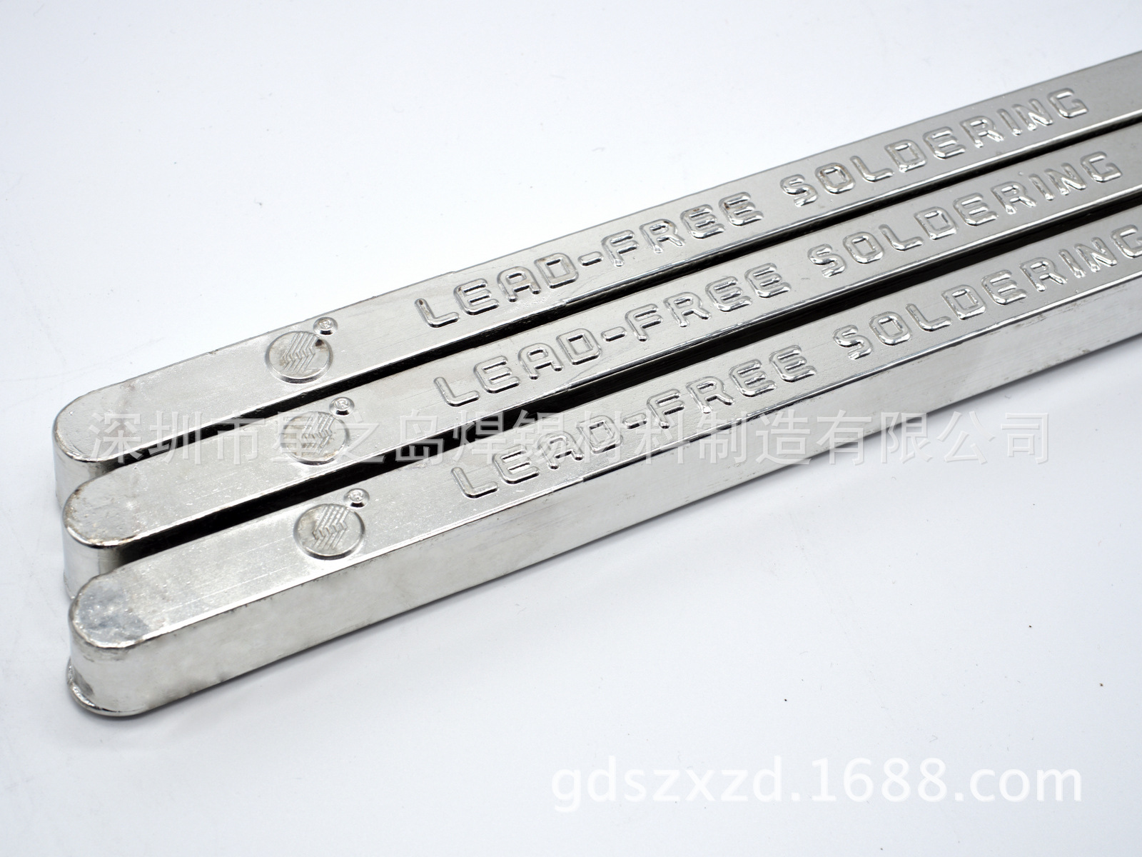 无铅锡条局部图