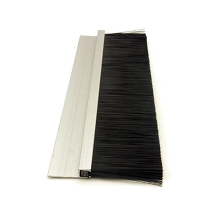 专业厂家供应H型铝合金条刷 工业机械条刷 密封铁皮毛刷条