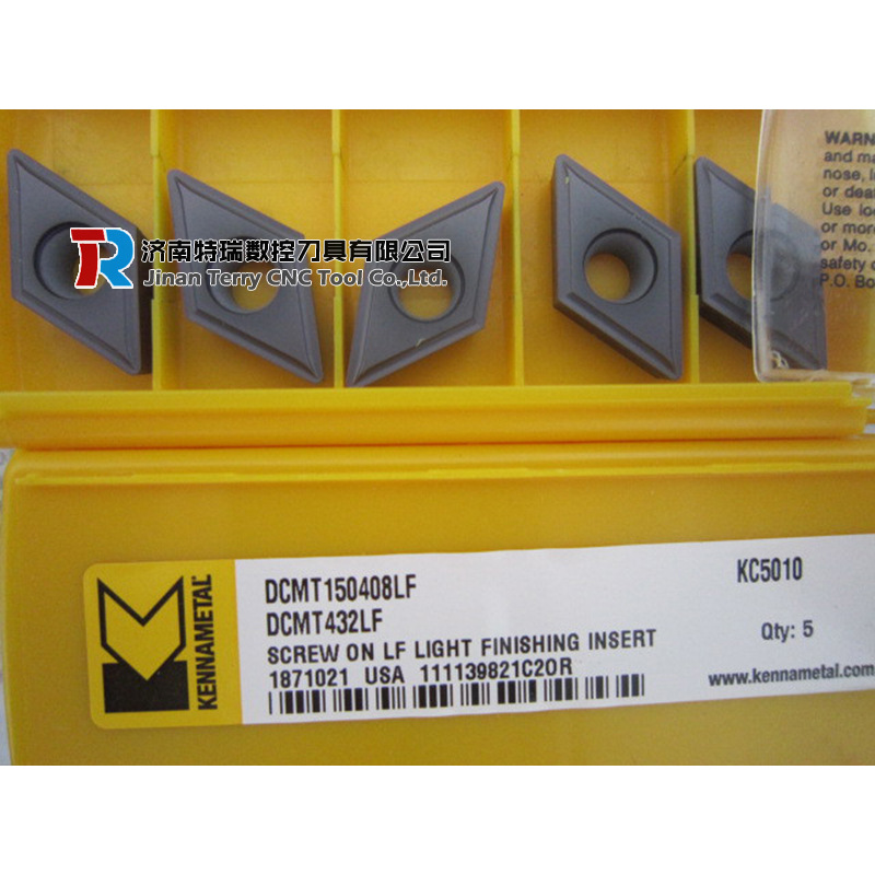 郑州肯纳内孔刀片DCMT11T312LF KC5025不锈钢车刀片