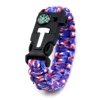 Red blue and white camouflage