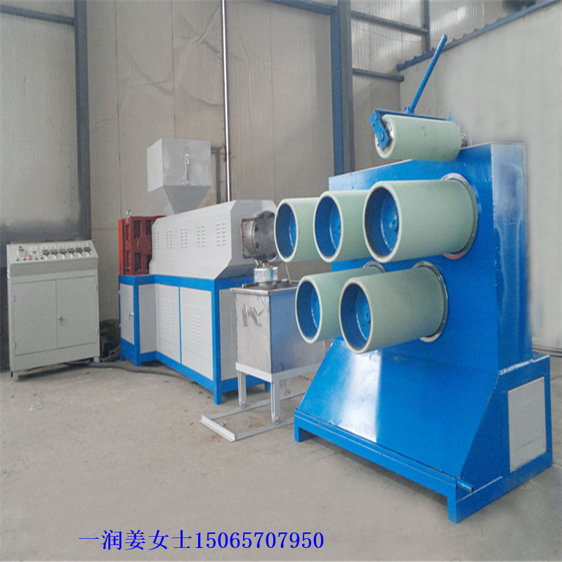 塑料圆丝拉丝机 尼龙圆丝绳缆挤出机拉丝机 PPPE拉丝机组价格