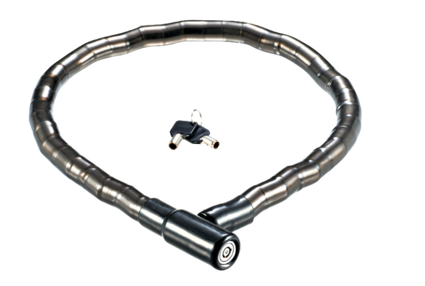 HD909 带皮套单节蛇锁，自行车锁，摩托车锁，电动车锁