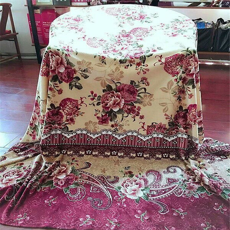 厂家供应双面印花法兰绒 法莱绒/ 珊瑚绒面料