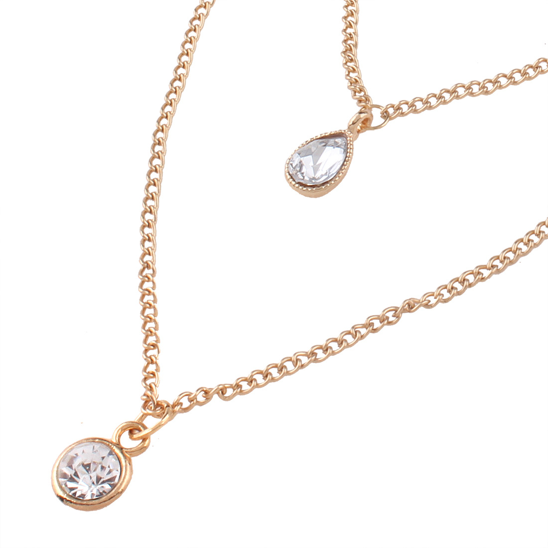 Occident and the United States alloy plating necklace (Gold)NHNMD3774-Gold