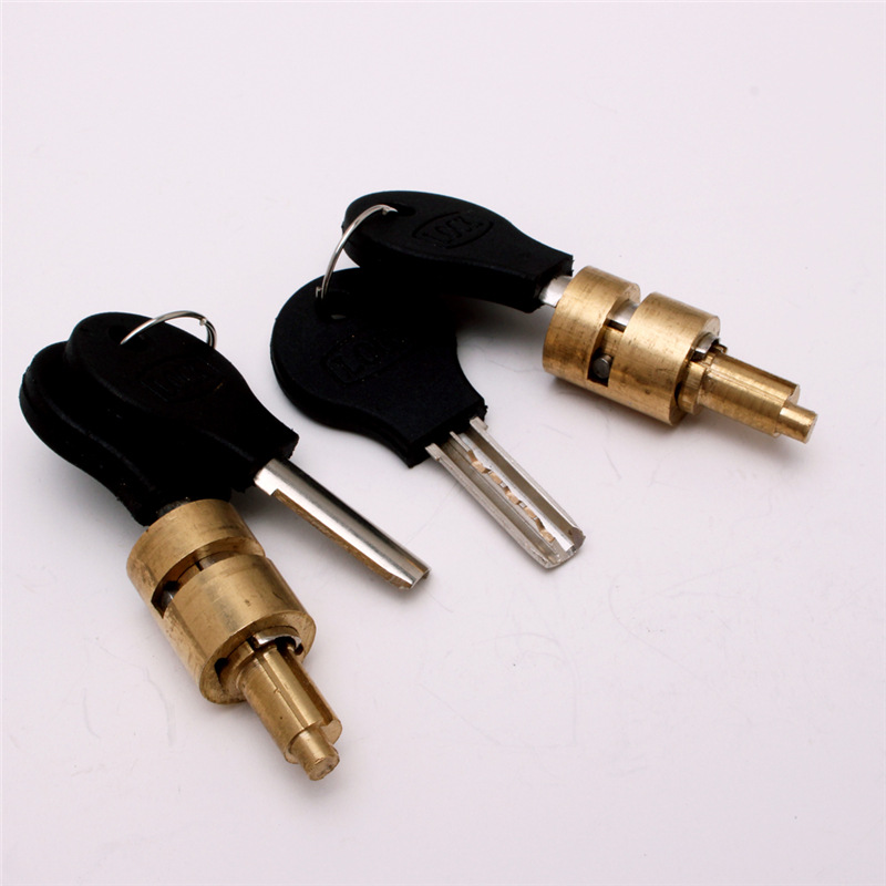 價優質好文件櫃鎖芯 59#銅U型槽鑰匙文件櫃鎖芯 起訂量3000辦公鎖