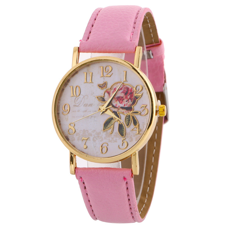 New rose design bracelet watch belt fashion watch factory direct sale Geneva watch wish hot sale Watch