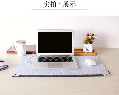 Super large felt Mouse pad multi-function to work in an office desktop Mouse pad Keyboard pad Wrist pad can be printed logo
