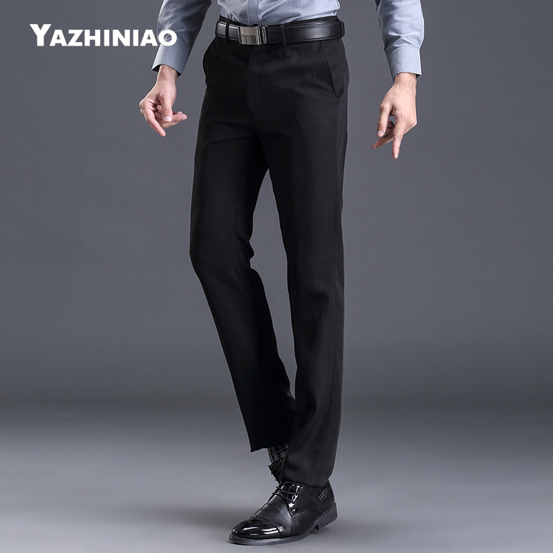 2016最新款批發韓版男士商務西褲修身商務正裝男西褲免