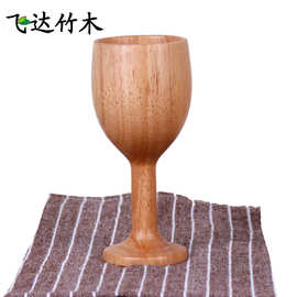 复古木制高脚杯 木杯  复古木杯 红酒木杯 橡胶木木杯 现货供应