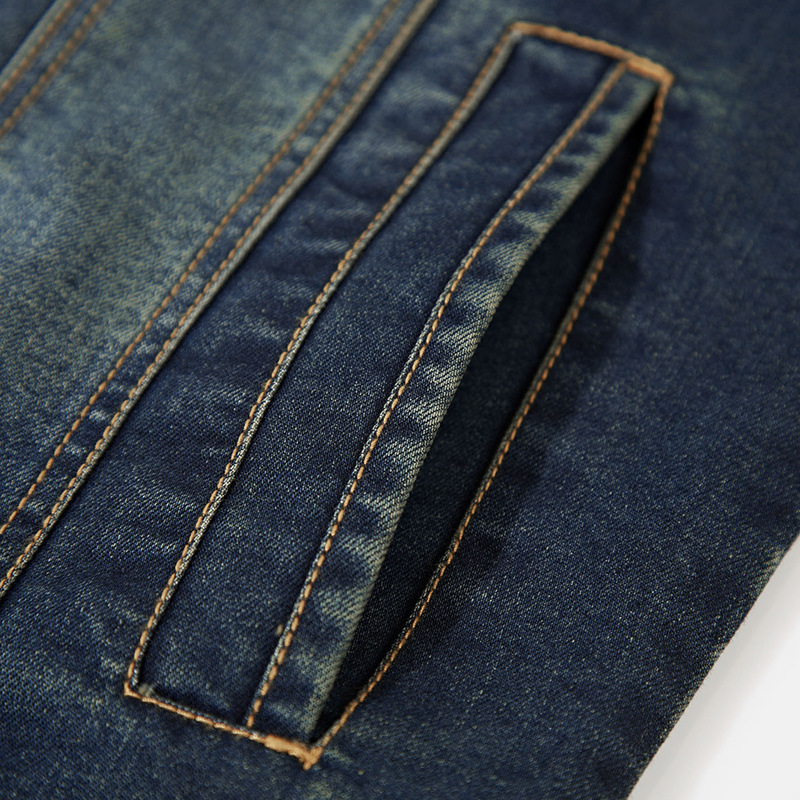 Men's Clothing 2024 autumn men's fashion denim jacket motorcycle denim single layer jacket_voghion.com