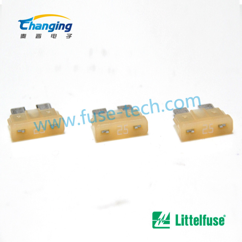 0287025.PXCN 25A 32V 中型汽车保险丝 插片式保险丝 力特原装