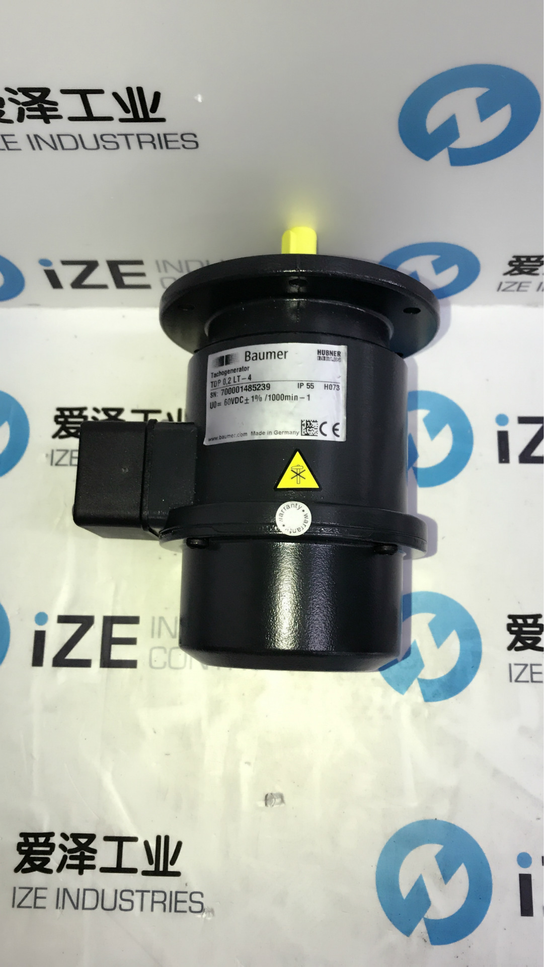 BAUMER HUBNER测速电机TDP0.2LT-4爱泽工业供应