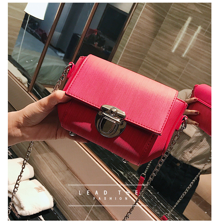 Korean version PUfashion bag (Pink)NHPB0201-Pink