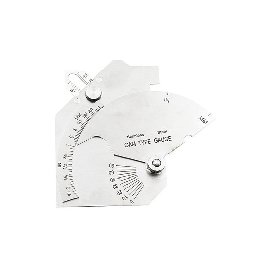 Cam type fillet weld gauge stainless steel welding inspection ruler welding gauge weld inspection ruler weld inspection ruler wholesale