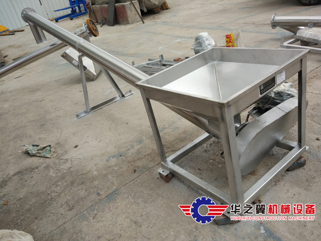 沈阳沈北新区不锈钢蛟龙 食品/化工/塑料输送设备 白钢螺旋上料机