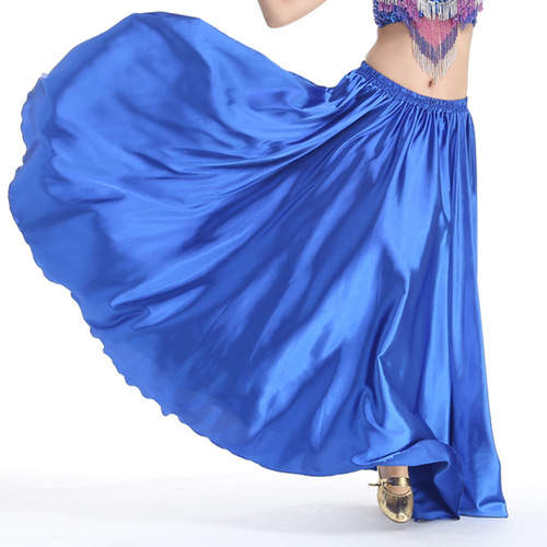 Belly Dance skirts for women Silk Satin Dress Indian dance show skirts