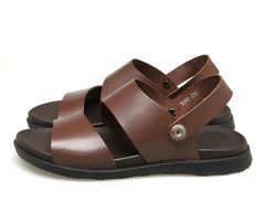 2019新款男士涼鞋真皮 夏季休閒涼拖男 透氣頭層牛皮沙灘鞋