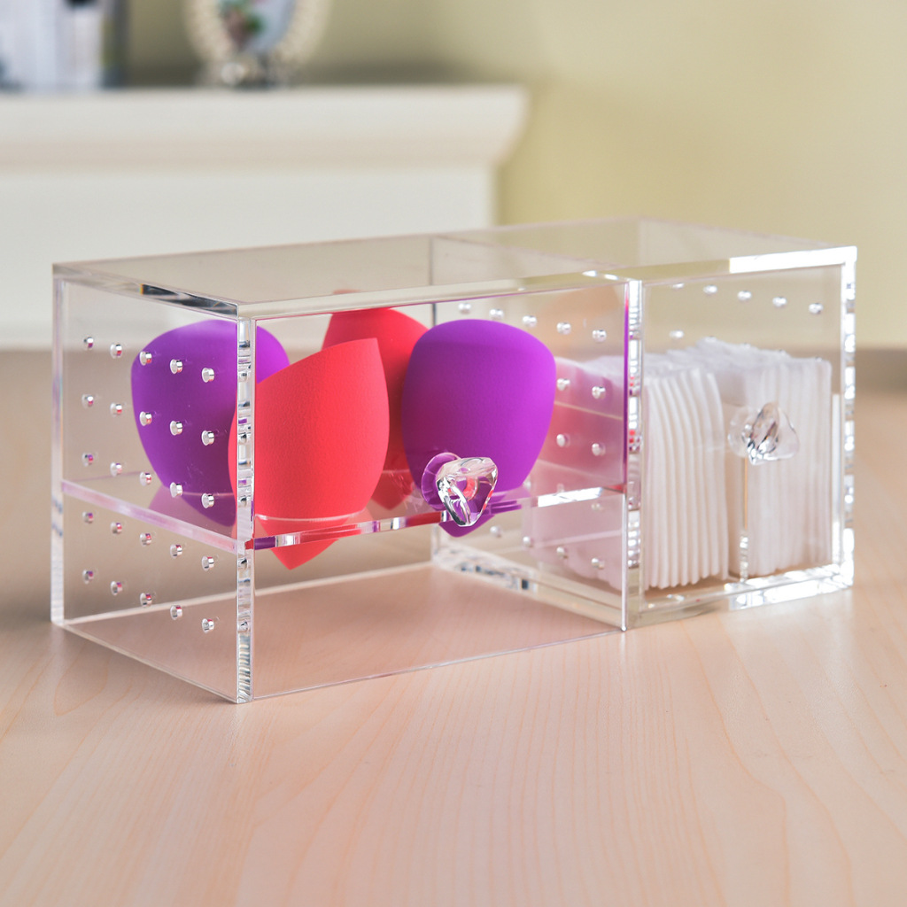 亚克力彩妆美妆蛋架子海绵粉扑支架化妆蛋收纳盒托架 跨境