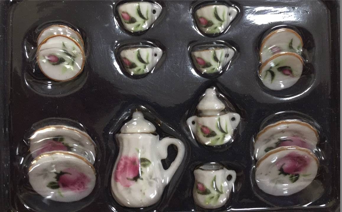 dollhouse  miniatures����ʳ��diyģ�ͳ���������������մɲ��