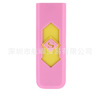 Personal USB charging lighter letter type Creative electronic cigarette gift gift