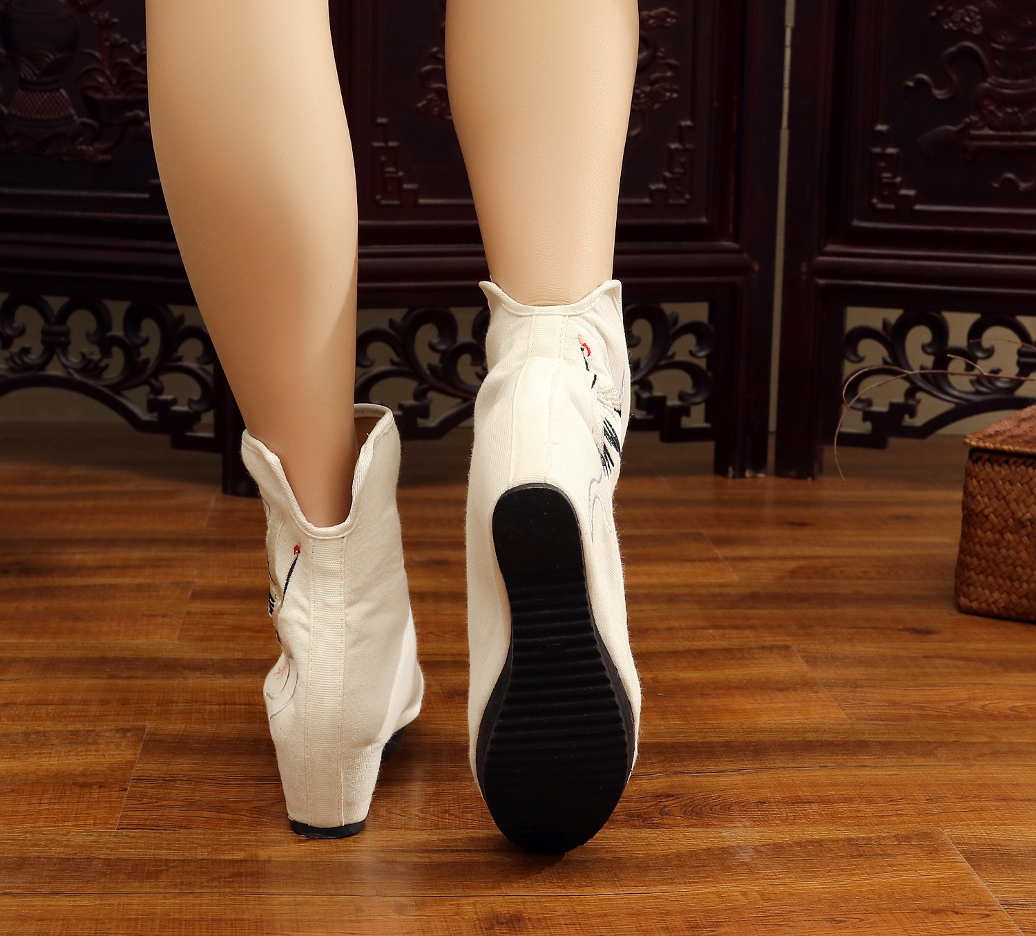 Bottes femme FLEUR DE JINCHEN en Tissu - Ref 3354945 Image 14