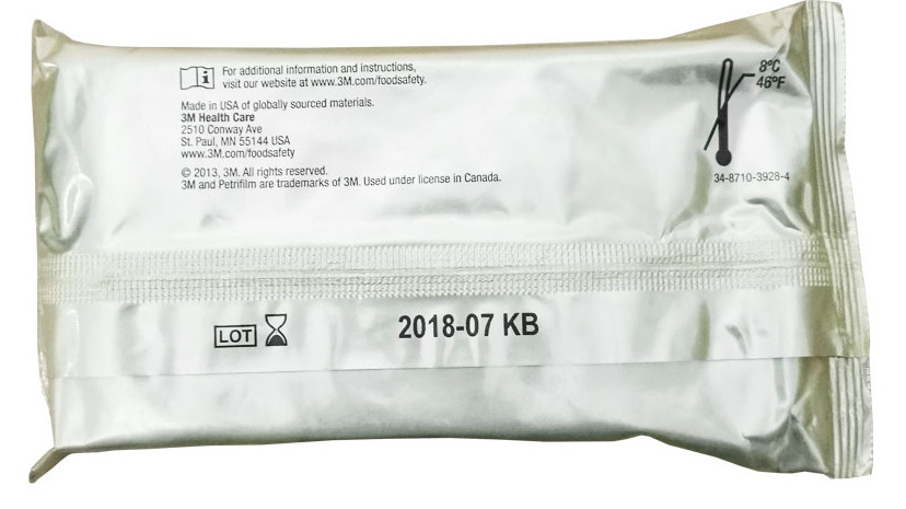 Petrifilm 沙门氏菌快速检测片 6537 25片/包