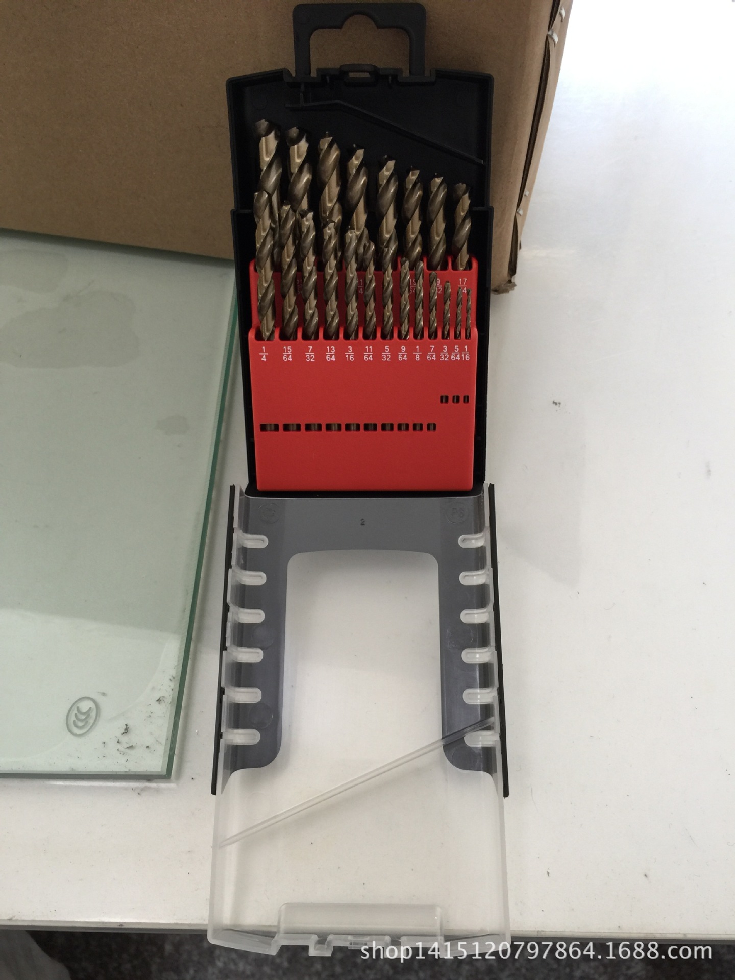 21件套M2麻花钻/M2麻花钻组套/21PCS含钴麻花钻/21件套英制麻花钻