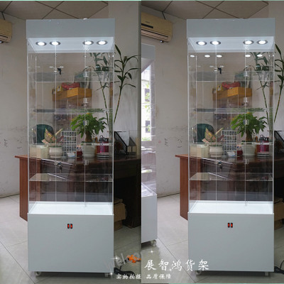 产品陈列柜产品商品化妆品样品展览会展示柜亚克力展架化妆品展柜
