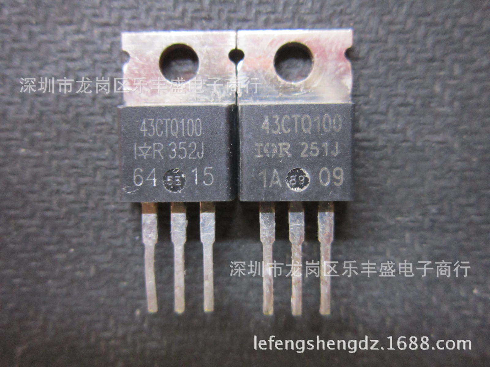 43CTQ100 拆机IR TO-220 肖特基二极管 43A 100V