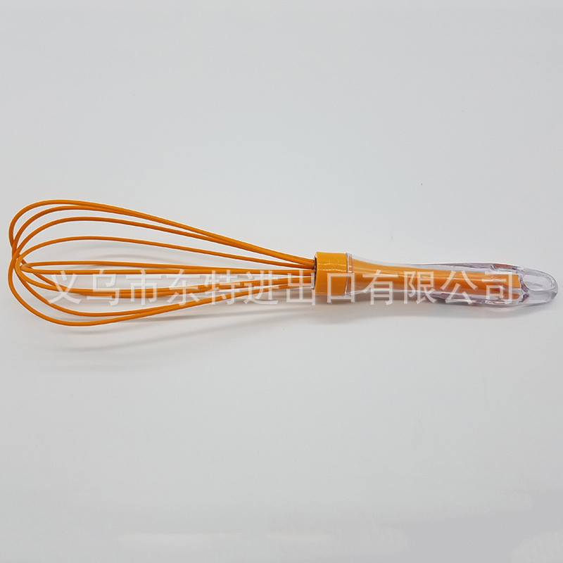 Wholesale of kitchen tools such as baking cake egg beaters and dough mixers, crystal handles, and silicone egg beaters detail image 6