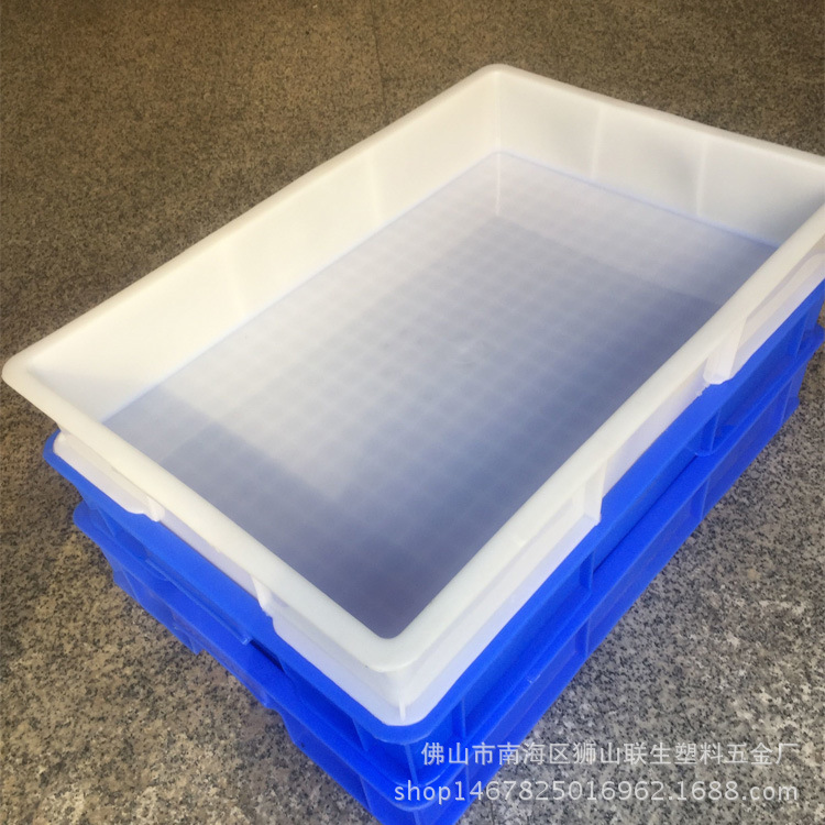 养大麦虫黄粉虫养殖基地专用塑料盘塑胶箱 佛山联生塑料厂