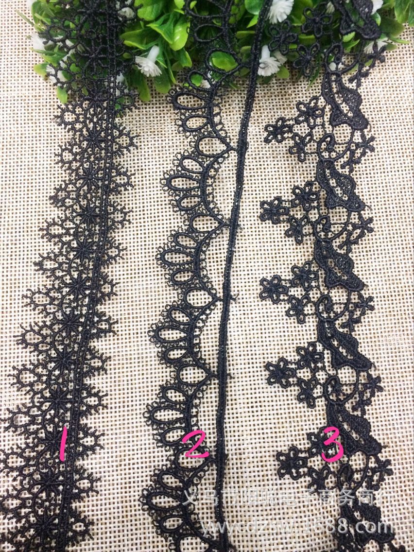 三款黑色宽项链主图