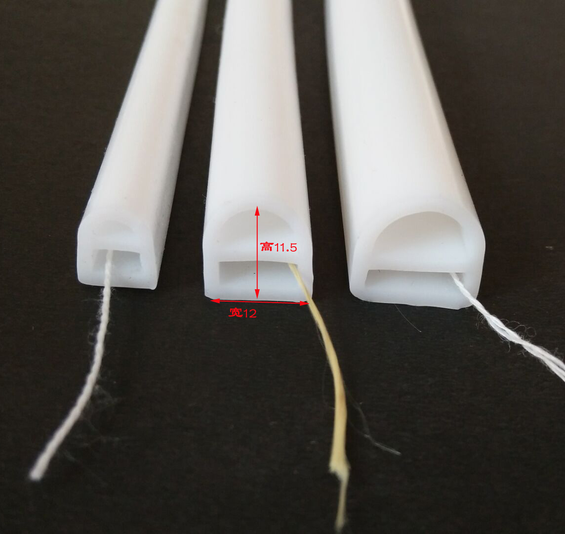 厂家直销 LED导光条硅胶条 LED软灯条硅胶套管 LED灯套管 车灯条-阿里巴巴