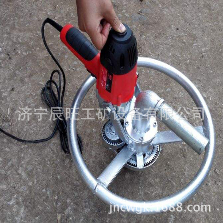 小型电动水井钻机 手持式家用水井钻机 圆盘钻探机械可定制