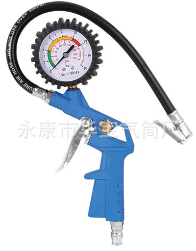 汽车胎压计胎压枪气压表 数显胎压检测表汽车轮胎压力表充加气枪|ru