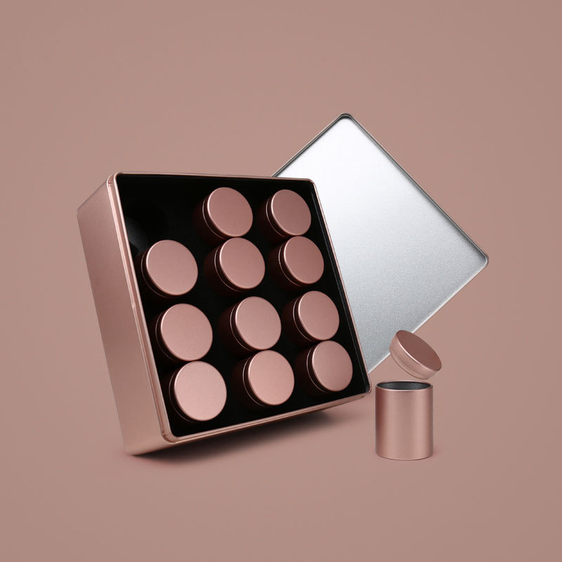 通用方形马口铁盒便携小罐二两礼盒红绿茶岩茶散茶花茶包装盒定制