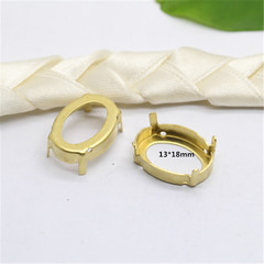 DIY串珠飾品手工銅爪台爪盆首飾服飾配件多規格空爪