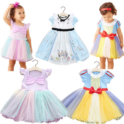 ins Summer children&#39;s clothing children Halloween costume girl Dress On behalf of