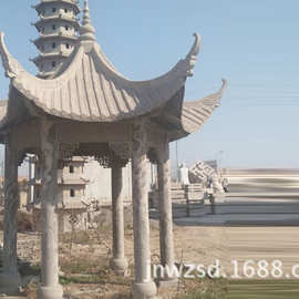 批发零售山东石雕亭子 嘉祥石雕亭子多少钱一个 东北石雕亭子图片