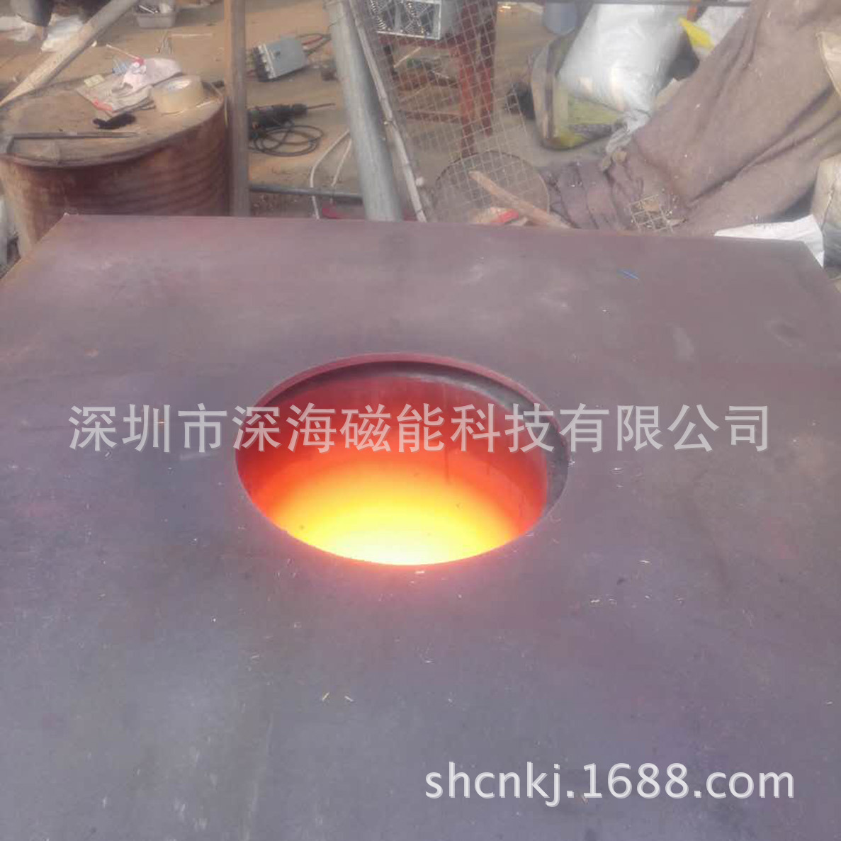 供应电磁加热节能熔铝炉100KG40KW工业锅炉节能环保加热改造