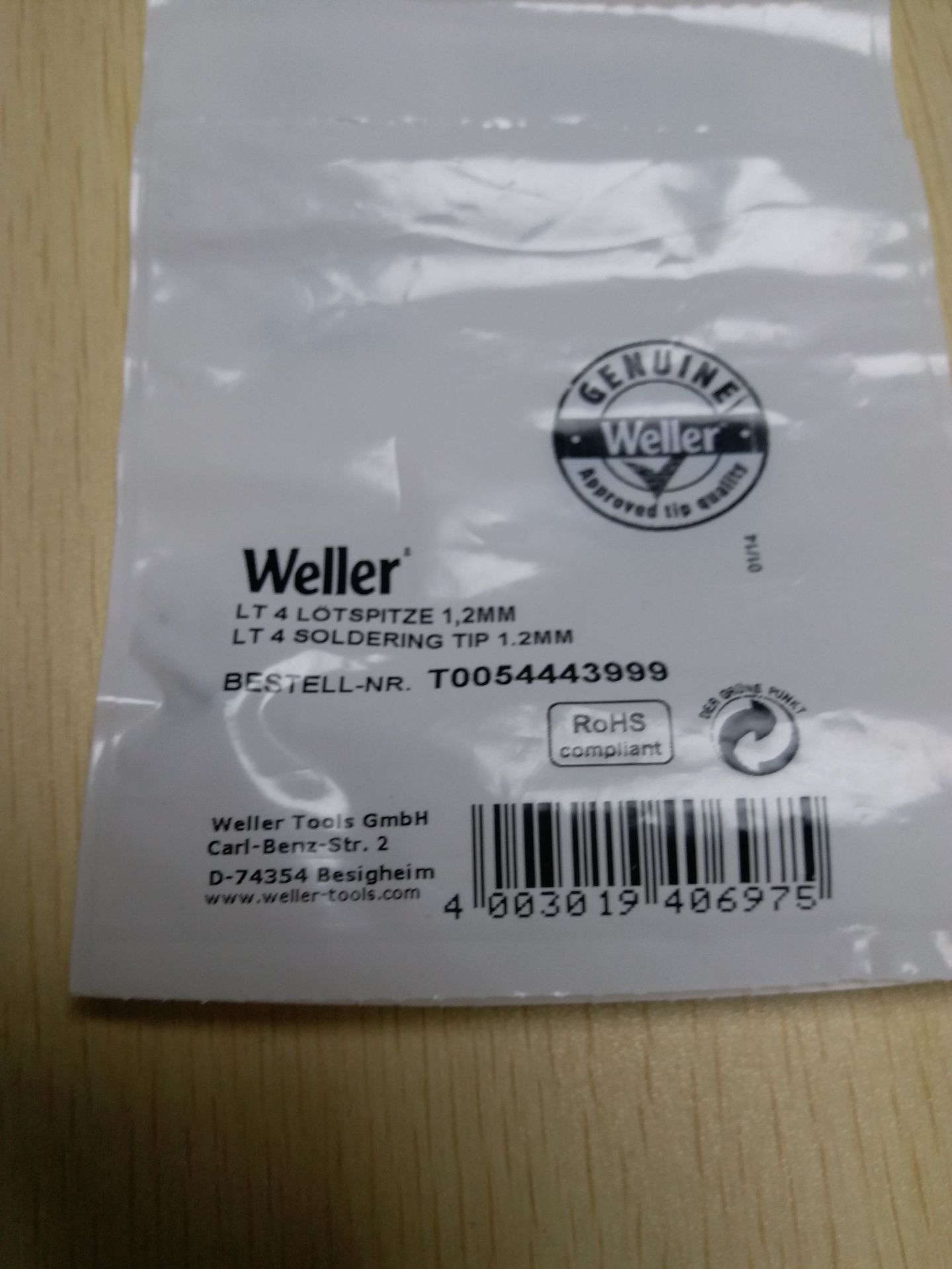 WELLER LT系列 T0054442499 LT 1LX  烙铁咀 烙铁头