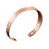 Golden magnetic copper bracelet for beloved, Amazon, pink gold, European style, wholesale