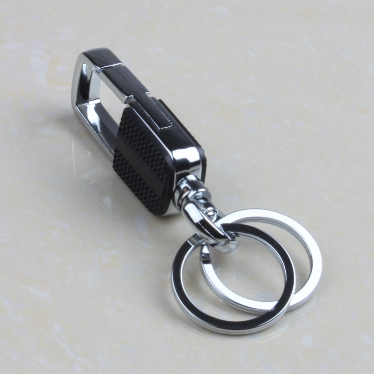 金属钥匙扣腰挂汽车钥匙链圈 定制logo 创意礼品
