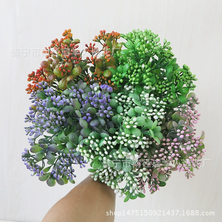 Фабрика оптом фруктовая ветвь завод материал стен Милан фрукты моделирование Милан трава зеленый украшение бутик маленькие Дикие фрукты