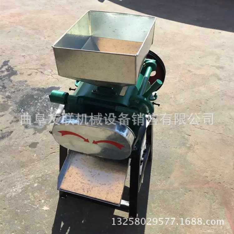 多功能小型豆扁机价格  家用麦扁豆扁机 小型对辊式粮食黄豆挤扁